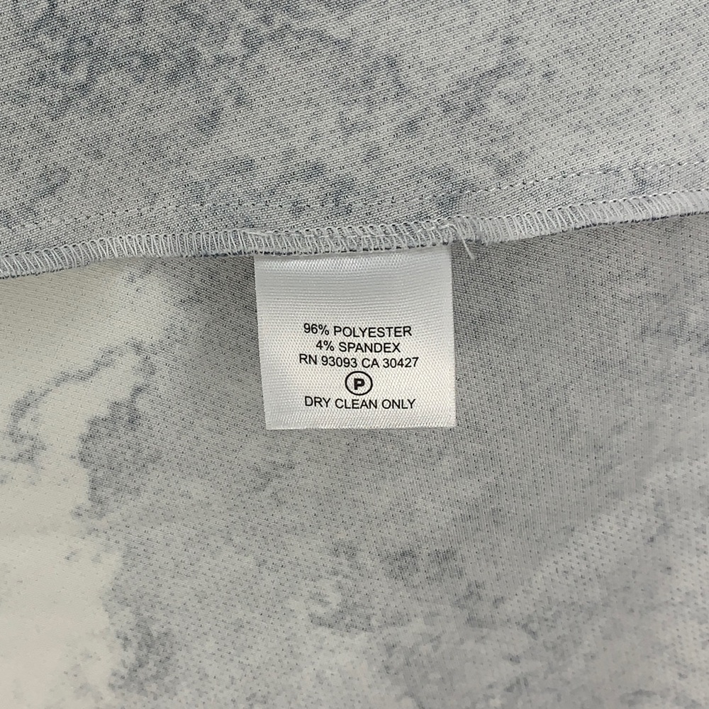 Women’s NIC+ZOE Blue White Asymmetrical Stitch Dress Size 6 - Picture 4 of 4
